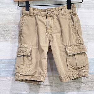 Levis Cargo Shorts Khaki Beige Cotton Boys 5 Regular